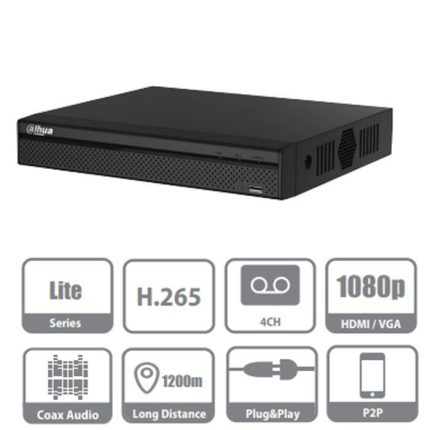 DVR/4CH/(4K)/Dahua/1U/(UP To 10TB)