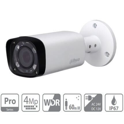 Dahua/Outdoor/4MP/WDR/HDCVI IR/Bullet Camera/Analog