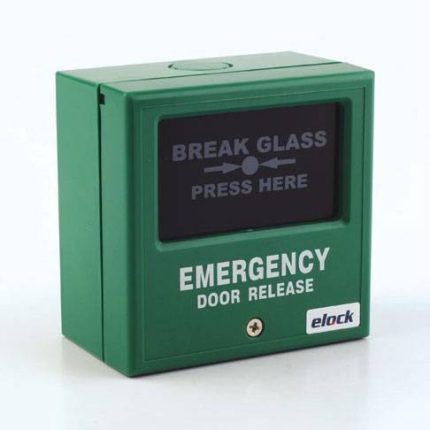 E-LOCK/Emergency Break Glass Green