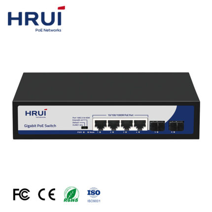 4P/HRUI/PoE Switch 4 Port