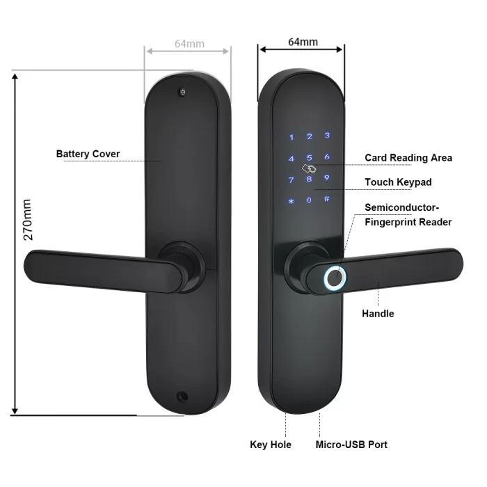 TUYA/Intelligent Lock (BLACK)