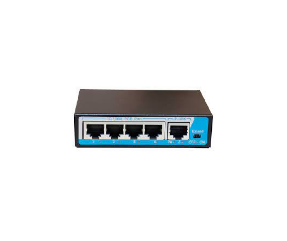 4P/HRUI/PoE Switch 4 Port