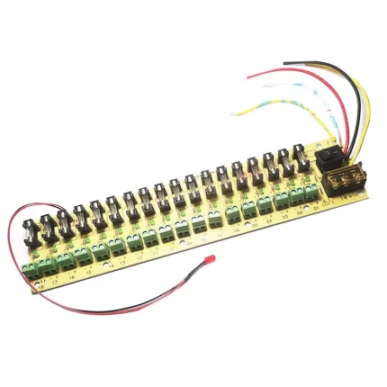 PCB board with LEDs With wires /Terminals /Screws