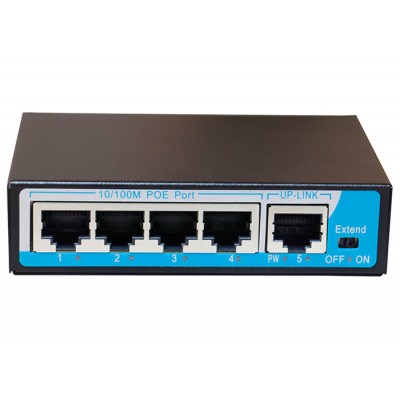 Switch POE/4 Ports/1Uplink