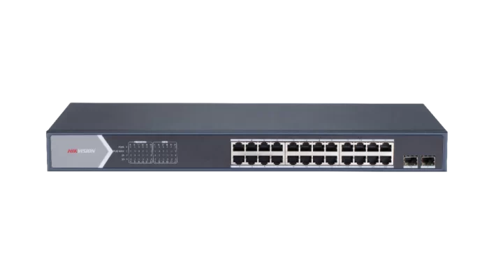 24-Port Gigabit/Unmanaged/POE Switch/Hikvision/MOI Approved