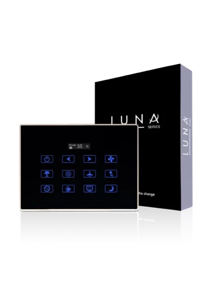 Luna bedside panel with a 4.3” Black -TIS