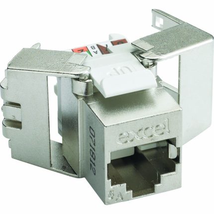 Excel/Cat6a Universal Scrend Keystone Jack Toolless