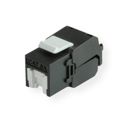 EXCEL/90 DEGREE CAT6 UTP KEYSTONE JACK/BLACK