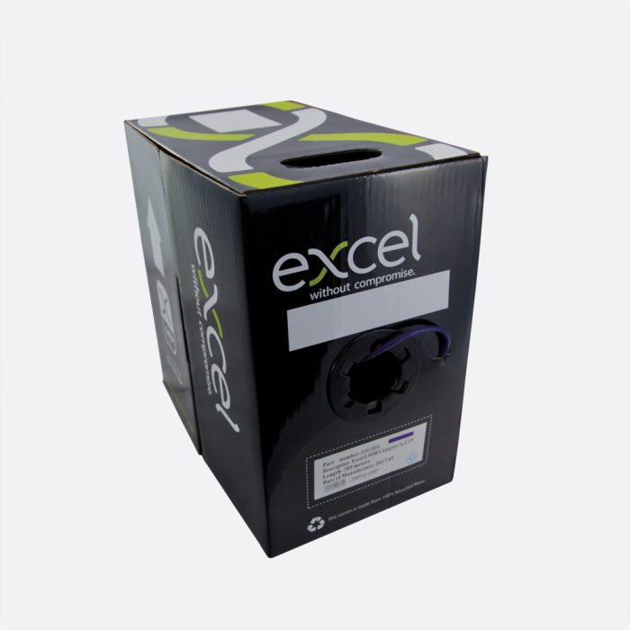 Excel/Category 6 Unscreened (U/UTP)/24AWG Cable/PVC
