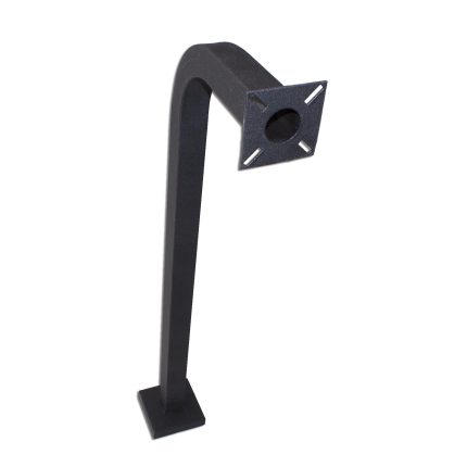 OPTIMA/Card Reader Mounting Pedestal in Front of the Barrier with Floor Mounting Flange,Gooseneck Design with Sunshade