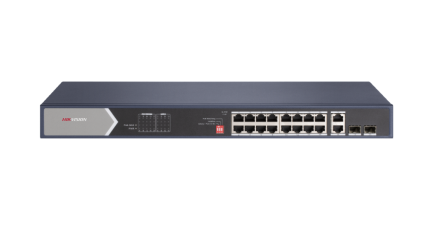 HikVision/20-Port Gigabit Unmanaged/Hi-PoE Switch