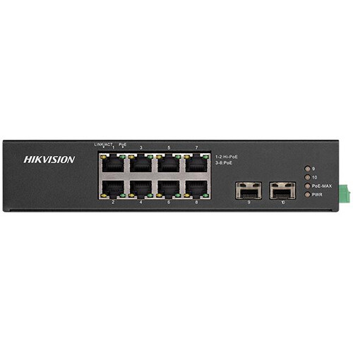 HikVision/Industrial Switch/8 Port Gigabit Unmanaged/Harsh POE Switch