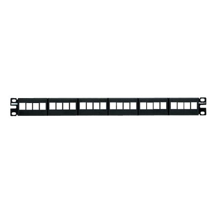 Panduit/Keystone 24-Port Modular Patch Panel (1 RU).