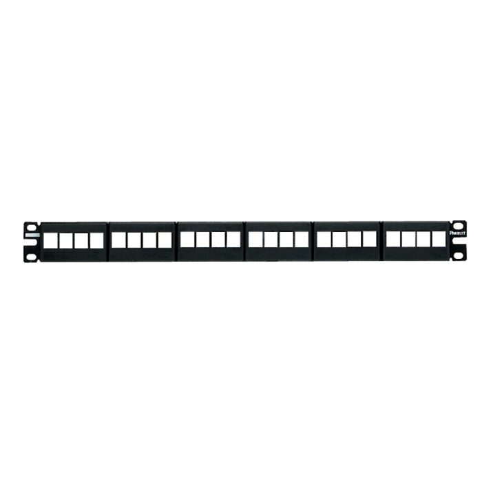 Panduit/Keystone 24-Port Modular Patch Panel (1 RU).
