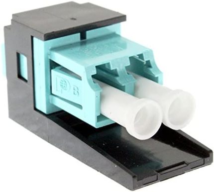 Panduit/Duplex LC/APC Sr./Sr. Fiber Adapter (GR) With Module