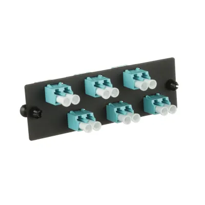 Panduit/FAP w/6 LC 10 GbE Duplex mm Adapters (AQ) Zirconia