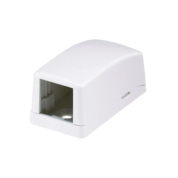 Panduit/Surface Mount Box, 1 Port, Off White