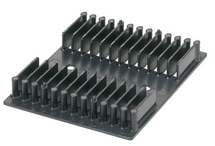 Panduit/Fiber Splice chip Accommodates and Protects up to 24 Fusion Splices