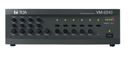 TOA/240W SYSTEM MANAGING AMP